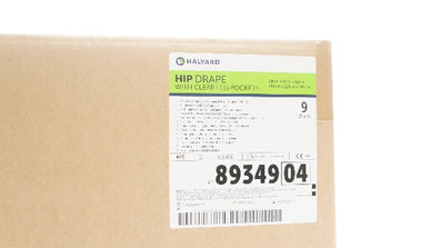 Halyard 8934904 Hip Drape with Clear Pockets 116in x 88in x 136In - Box of 9
